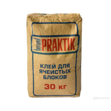  Клей для ячеистых блоков, Praktik 30 кг